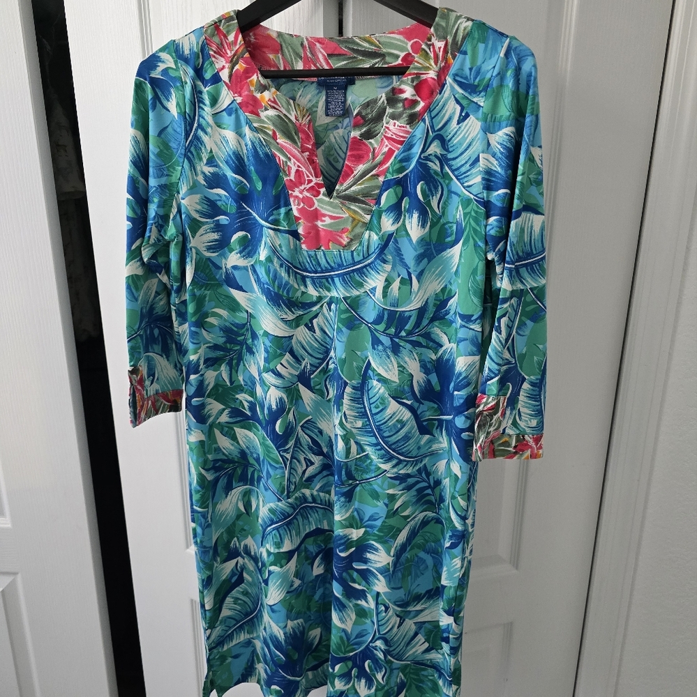 Caribbean Joe women's tropical dress